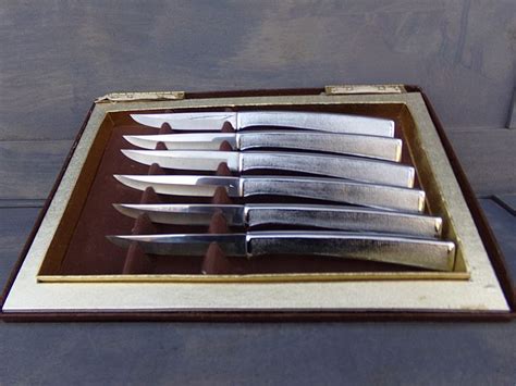 vintage gucci steak knives and carving set|2,600 + results for vintage steak knives set .